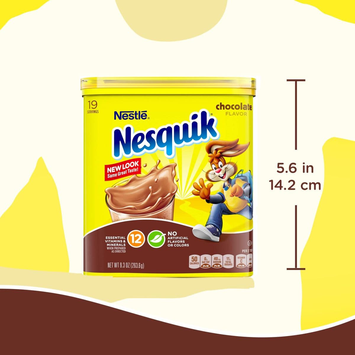 NESQUIK Chocolate Cocoa Powder 93 Oz Tub  Chocolate Milk Powder