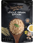 SavvyFare Microwaveable Whole Grain Brown Rice  90second Rice 88oz