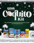 Goya Holiday Coquito Drink Kit with Free Gingerbread Ornament