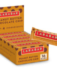 LÄRABAR Peanut Butter Chocolate Chip, Gluten Free Fruit & Nut Bar, 16 Ct