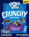 PopTarts Crunchy Poppers Crunchy Filled Snack Pieces Kids Snacks OntheGo Snacks Frosted Brownie Crunch 6 Boxes 30 Pouches