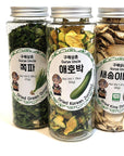 Gurye Uncle 100 Korea Natural Dehydrated Vegetable Flakes Cut  Sifted in Reclosable Bottle for Soup Ramen Topping Stirfries Salad  Pack of 3 King Oyster Mushroom Zucchini Green Onion