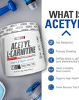 EHPlabs Acetyl L Carnitine Powder - Supports Natural Energy Production - 100 Serving - 500g