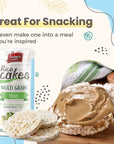 LIEBERS Rice Cakes Kosher Certified Snack Dairy Free Wheat Free Gluten Free And Vegan options pack of 3 Multi Grain