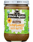 Once Again, Sunflower Seed Butter, Lightly Sweetened, Organic, 16 oz