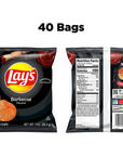 Lay's Potato Chips Barbecue Pack, 1 Ounce (Pack of 40)