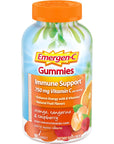 Emergen-C 750mg Vitamin C Gummies for Adults, Immunity Gummies with B Vitamins, Gluten Free, Orange, Tangerine and Raspberry Flavors - 90 Count