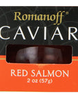 Romanoff Caviar Red Salmon 2 Ounce Jar