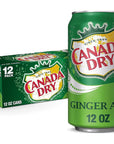 Canada Dry Ginger Ale Soda - 12 fl oz cans (Pack of 12)