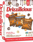 Drizzilicious Mini Rice Cakes Variety Pack  Rice Crisps Healthy Snack for Adults and Kids Flavored Rice Cakes Vegan Gluten Free Allergen Free Only 90 Calories Per Bag  074 oz Pack of 12