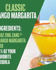 Zing Zang Mango Margarita Mix NonAlcoholic Cocktail Mixer 32 Fl Oz Bottle Pack of 1