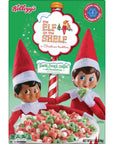 Kelloggs The Elf on the Shelf Breakfast Cereal Christmas Snacks Sugar Cookie with Marshmallows 81oz Box 1 Box