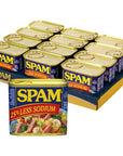 SPAM Less Sodium 12 Oz Pack Of 12