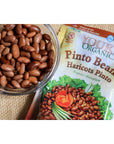 Your Organics Pinto Beans by Jyoti 6 pouches of 10 oz each All Natural Product of USA Gluten Free Vegan BPA Free NON  GMO Low Salt