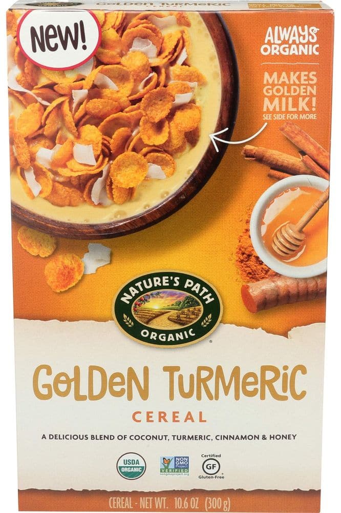 NATURES PATH Organic Golden Turmeric Cereal, 10.6 OZ