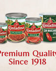 Contadina Fire Roasted Diced Tomatoes with Garlic 12 pack of145 oz Can