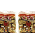 Pack of 2 Noodle House Brand Canton  HK Style Dried Noodle Not Fried Thick Canton Noodle ãqµ 1 Pound