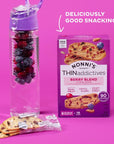 Nonnis THINaddictives Almond Thin Cookies  Berry Blend Almond Cookies  Almond Cookie Thins wCranberries Blueberries Goldenberries Raisins Sunflower Seeds  Kosher  44 oz