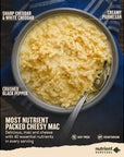 Nutrient Survival MRE Triple Cheese Mac Ready to Eat Meals 9 Servings Freeze Dried Prepper Supplies  Emergency Food Supply 40 Essential Nutritients Shelf Stable Up to 15 Years Pantry Pack