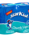 StarKist Chunk Light Tuna in Water 5 oz 8 Pack Canned Tuna Fish Wild Caught Gluten Free Ready to Eat Perfect for Salads Keto Meals and Snacks with 20g Protein  90 Calories Per Serving