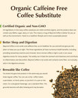 Beyond Coffee  Best Natural Caffeine Free Certified Organic Coffee Alternative  Coffee Substitute Beverage Made of a Healthy Blend of Roasted Chicory Barley and Rye