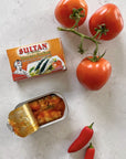 Sultan Moroccan Season Sardines in Tomato Sauce 100 AllNatural High Protein No Additives No Preservatives Paleo Carnivore Keto Friendly Zero Carb Sealed Freshness 437oz Pack of 10