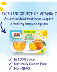 Dole Fruit Bowls Diced Peaches in 100 Juice Snacks 4oz 4 Total Cups Gluten  Dairy Free Bulk Lunch Snacks for Kids  Adults