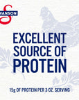 Swanson 35 Less Sodium White Premium Chunk Canned Chicken Breast in Water Fully Cooked Chicken 125 OZ Can