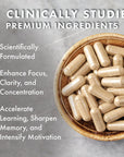 Awaken Gold Premium Nootropic Supplement | Advanced Brain Nutrition | Improve Memory & Learning | Enhance Focus & Clarity | Intensify Drive | 11 Premium Ingredients | 45 Servings