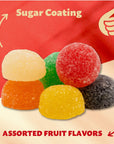 Giant Gum Drops Jelly Candy Assorted Fruit and Licorice Flavors 2Pound Pack