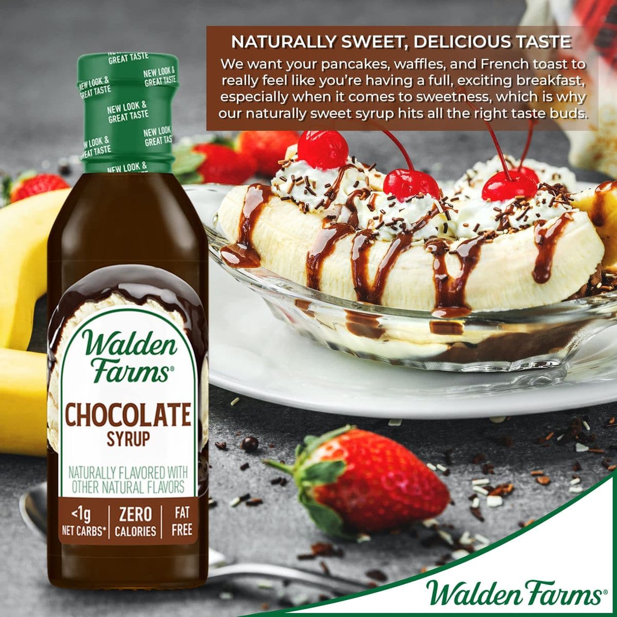 WALDEN FARMS Syrup CF CHOC GF 12 Ounce  Pack 6