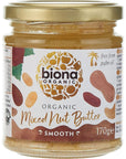 Biona Organic Mixed Nut Butter - 170 gm (Pack Of 1)