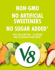 V8 Deliciously Green 100 Fruit and Vegetable Juice 8 fl oz Can 24 Pack