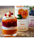 Smartfruit Perfect Peach  Energy 100 Real Fruit Purée NonGMO No Additives Vegan  48 Fl Oz  2 Pack