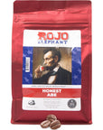 Rojo Elephant Honest Abe Handcrafted Decaf Whole Bean Coffee SingleOrigin 100 Arabica Beans Premium Roast Smooth Rich Flavor Swiss Water Mountain Water Process Decaffeinated 11 0z Pack