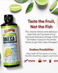 Barlean's Key Lime Pie High Potency Omega 3 Fish Oil - 1500mg, 16 oz