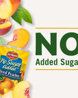 Del Monte Canned Sliced Peaches in Sweet Water No Sugar Added 145 Ounce