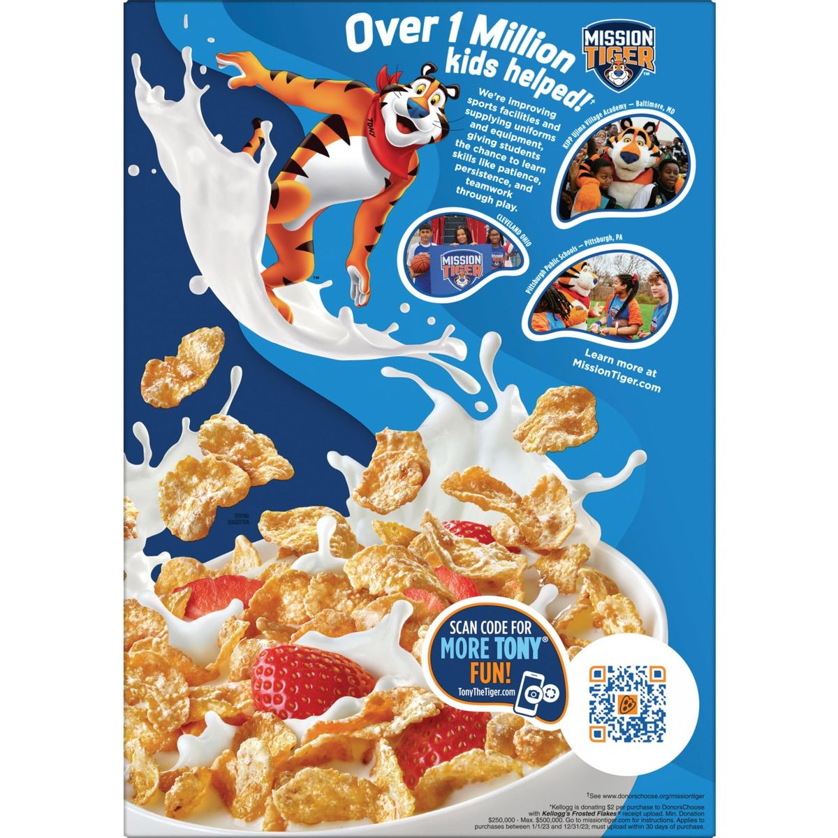 Kelloggs Frosted Flakes Breakfast Cereal Kids Cereal Family Breakfast Chocolate Milkshake 12 Boxes