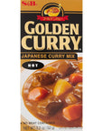 S&B Japanese Golden Curry Paste Hot - 92 Gm