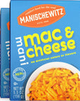 Manischewitz Kosher Mac  Cheese 55oz 4 Pack Made with Real Cheddar Cheese No Artificial Colors of Flavors Certified Kosher