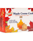 Turkey Hill Sugarbush 100 Pure Canadian Premium Maple Syrup Cream Filled Cookies  AllNatural Maple Leaf Shape Delicious Cookies 2 Pack Cream Cookies