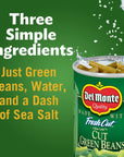 DEL MONTE BLUE LAKE Cut Green Beans Canned Vegetables 12 Pack 8 oz Can