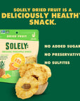 SOLELY Organic Dried Pineapple Rings 35 oz 6 Pack  Real Fresh Fruit Portable OntheGo Snack Vegan NonGMO No Sugar Added Not From Concentrate ShelfStable Healthy Snack for Kids  Adults