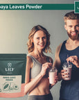 Lily of the Valley Green Papaya Powder  Naturally Rich in Papaya Enzym  Papaya Extracts for Smoothies  Shakes  Vegan  GlutenFree  Packed in Resealable Pouch 8oz 226g