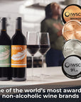 YOURS NonAlcoholic Wine California Red Blend  Award Winning Alcohol Removed Red Wine Only 10 Calories and 2g Carbs