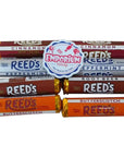 Reeds Candy Rolls Assortment  Cinnamon Root Beer Butterscotch Peppermint 2 Rolls of Each Flavor