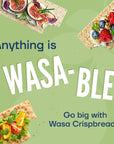 Wasa Crispbread Variety Pack Pack of 4 Sourdough and Whole Grain Crackers NonGMO Ingredients Fat Free