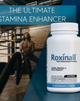 Roxinall Stamina Pills for Men - Made with L Arginine & Maca - Enhance Performance & Endurance, Build Stamina Feel Stronger, 60 Capsules