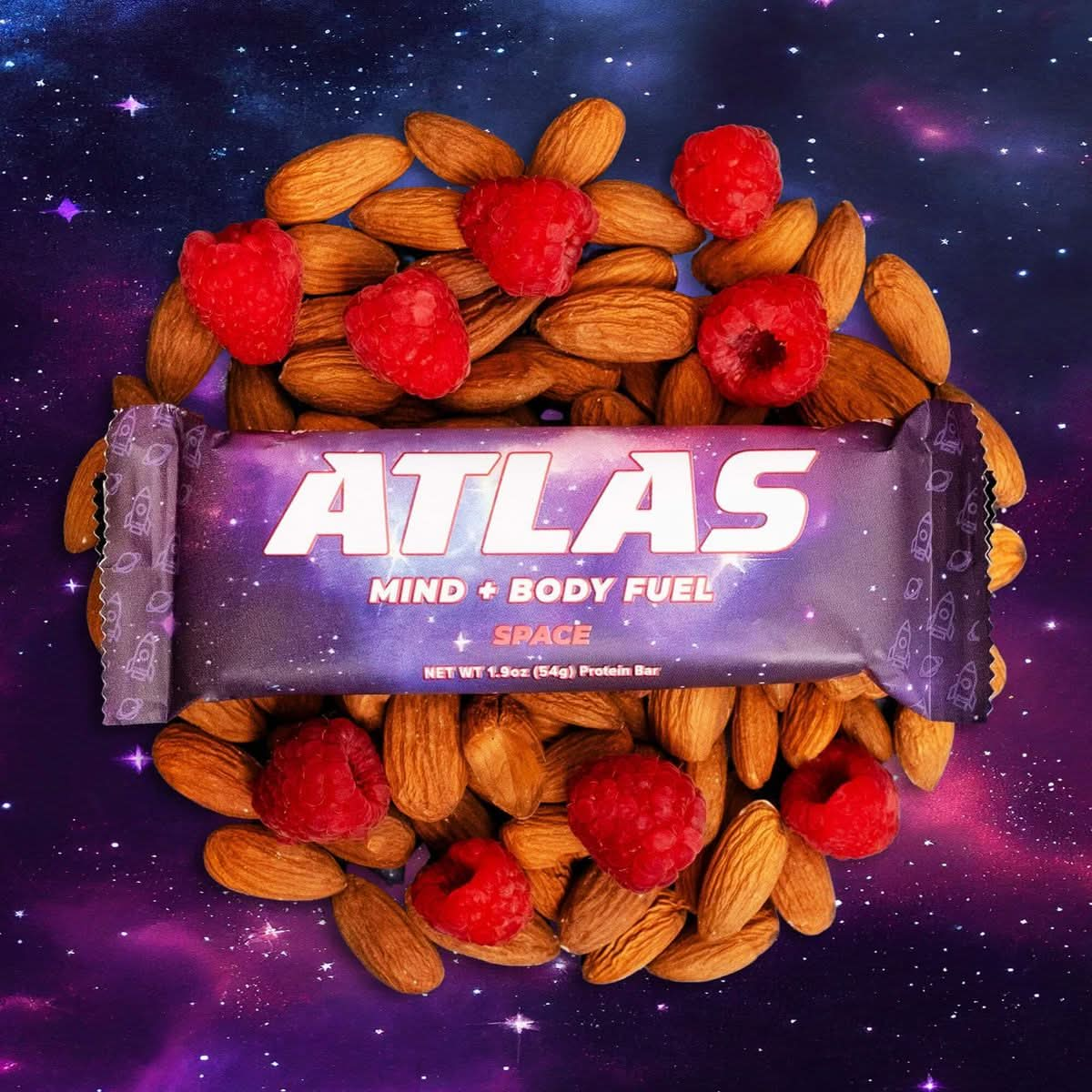 Atlas Protein Bar 20g Protein 1g Sugar Clean Ingredients Gluten Free Starter 7 Count