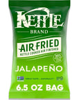 Kettle Brand Potato Chips Air Fried Jalapeño Kettle Chips 65 Oz Bag